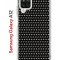 Чехол-накладка Samsung Galaxy A12 (594609) Kruche PRINT Карбон