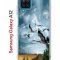 Чехол-накладка Samsung Galaxy A12 Kruche Print Журавли