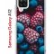 Чехол-накладка Samsung Galaxy A12/M12 Kruche Print Fresh berries