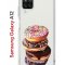 Чехол-накладка Samsung Galaxy A12 (594609) Kruche PRINT Donuts