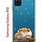 Чехол-накладка Samsung Galaxy A12 (594609) Kruche PRINT тигр первый снег