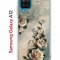 Чехол-накладка Samsung Galaxy A12/M12 Kruche Print Белая роза