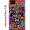 Чехол-накладка Samsung Galaxy A12 (594609) Kruche PRINT Colored beast