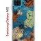 Чехол-накладка Samsung Galaxy A12 (594609) Kruche PRINT Ягоды и Цветы