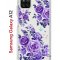 Чехол-накладка Samsung Galaxy A12 (594609) Kruche PRINT Roses