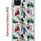 Чехол-накладка Samsung Galaxy A12 Kruche Print Кроссы Nike Air Max