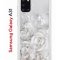 Чехол-накладка Samsung Galaxy A31 Kruche Print White roses