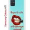 Чехол-накладка Samsung Galaxy A71 Kruche Print Red lipstick