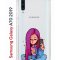 Чехол-накладка Samsung Galaxy A70 2019 Kruche Print Pink Hair