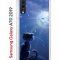 Чехол-накладка Samsung Galaxy A70 2019 Kruche Print Лунный кот