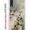 Чехол-накладка Samsung Galaxy A70 2019 Kruche Print Белые розы