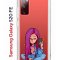 Чехол-накладка Samsung Galaxy S20 FE Kruche Print Pink Hair