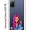 Чехол-накладка Samsung Galaxy S20 FE Kruche Print Pink Hair