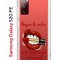 Чехол-накладка Samsung Galaxy S20 FE Kruche Print Red lipstick