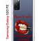 Чехол-накладка Samsung Galaxy S20 FE Kruche Print Red lipstick