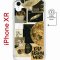 Чехол-накладка iPhone XR Kruche Print Стикеры Космос