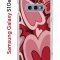 Чехол-накладка Samsung Galaxy S10e (580660) Kruche PRINT Сердечки