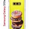 Чехол-накладка Samsung Galaxy S10e (580660) Kruche PRINT Donuts