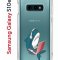 Чехол-накладка Samsung Galaxy S10e (580660) Kruche PRINT Акула