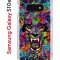 Чехол-накладка Samsung Galaxy S10e Kruche Print Colored beast