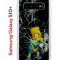 Чехол-накладка Samsung Galaxy S10+ Kruche Print Барт Симпсон