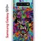 Чехол-накладка Samsung Galaxy S10+ Kruche Print Colored beast
