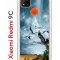 Чехол-накладка Xiaomi Redmi 9C Kruche Print Журавли