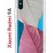 Чехол-накладка Xiaomi Redmi 9A Kruche Print Pink and white