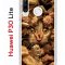 Чехол-накладка Huawei P30 Lite/Honor 20S/Honor 20 Lite/Nova 4e  Kruche Print Котик с рыбками