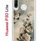 Чехол-накладка Huawei P30 Lite (585137) Kruche PRINT Белая роза