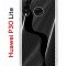 Чехол-накладка Huawei P30 Lite Kruche Print Line black