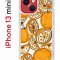 Чехол-накладка Apple iPhone 13 mini (606541) Kruche PRINT Апельсины