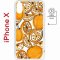 Чехол-накладка Apple iPhone X (598892) Kruche PRINT Апельсины