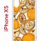 Чехол-накладка Apple iPhone X (580677) Kruche PRINT Апельсины