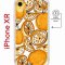 Чехол-накладка Apple iPhone XR (598897) Kruche PRINT Апельсины