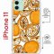 Чехол-накладка Apple iPhone 11 (598920) Kruche PRINT Апельсины