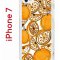 Чехол-накладка Apple iPhone 7 (580667) Kruche PRINT Апельсины