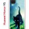 Чехол-накладка Huawei Honor 9S Kruche Print Черный кот