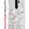 Чехол-накладка Xiaomi Redmi Note 8 Pro Kruche Print White roses