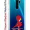Чехол-накладка Xiaomi Redmi Note 8 Pro (585138) Kruche PRINT Девочка с зонтом