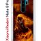 Чехол-накладка Xiaomi Redmi Note 8 Pro Kruche Print Конь огонь