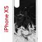 Чехол-накладка iPhone X/XS Kruche Print Разводы краски