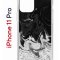 Чехол-накладка Apple iPhone 11 Pro (580658) Kruche PRINT Разводы краски
