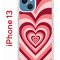 Чехол-накладка Apple iPhone 13 (606542) Kruche PRINT Сердце