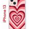 Чехол-накладка Apple iPhone 13 (606542) Kruche PRINT Сердце