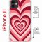 Чехол-накладка Apple iPhone 11 (598920) Kruche PRINT Сердце