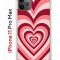 Чехол-накладка iPhone 11 Pro Max Kruche Print Сердце