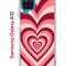Чехол-накладка Samsung Galaxy A12/M12 Kruche Print Сердце