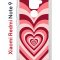Чехол-накладка Xiaomi Redmi Note 9 Kruche Print Сердце
