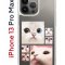 Чехол-накладка iPhone 13 Pro Max Kruche Print Коты
